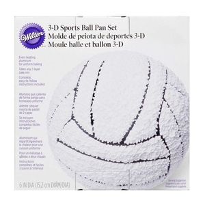 BRAND NEW! 3d sports ball pan set! Wilton brand.